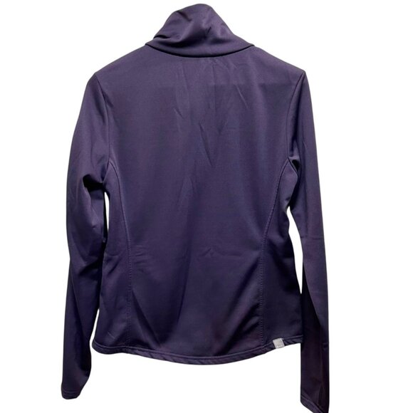 Bench High Neck Zip Front Thumb Holes Lightweight Purple Jacket Size L - Picture 2 of 3